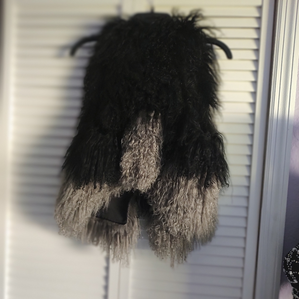 Bird By Juicy Couture Collection 💯 Percent Lambskin Fur Vest - Picture 5 of 8